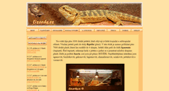 Desktop Screenshot of lizards.cz